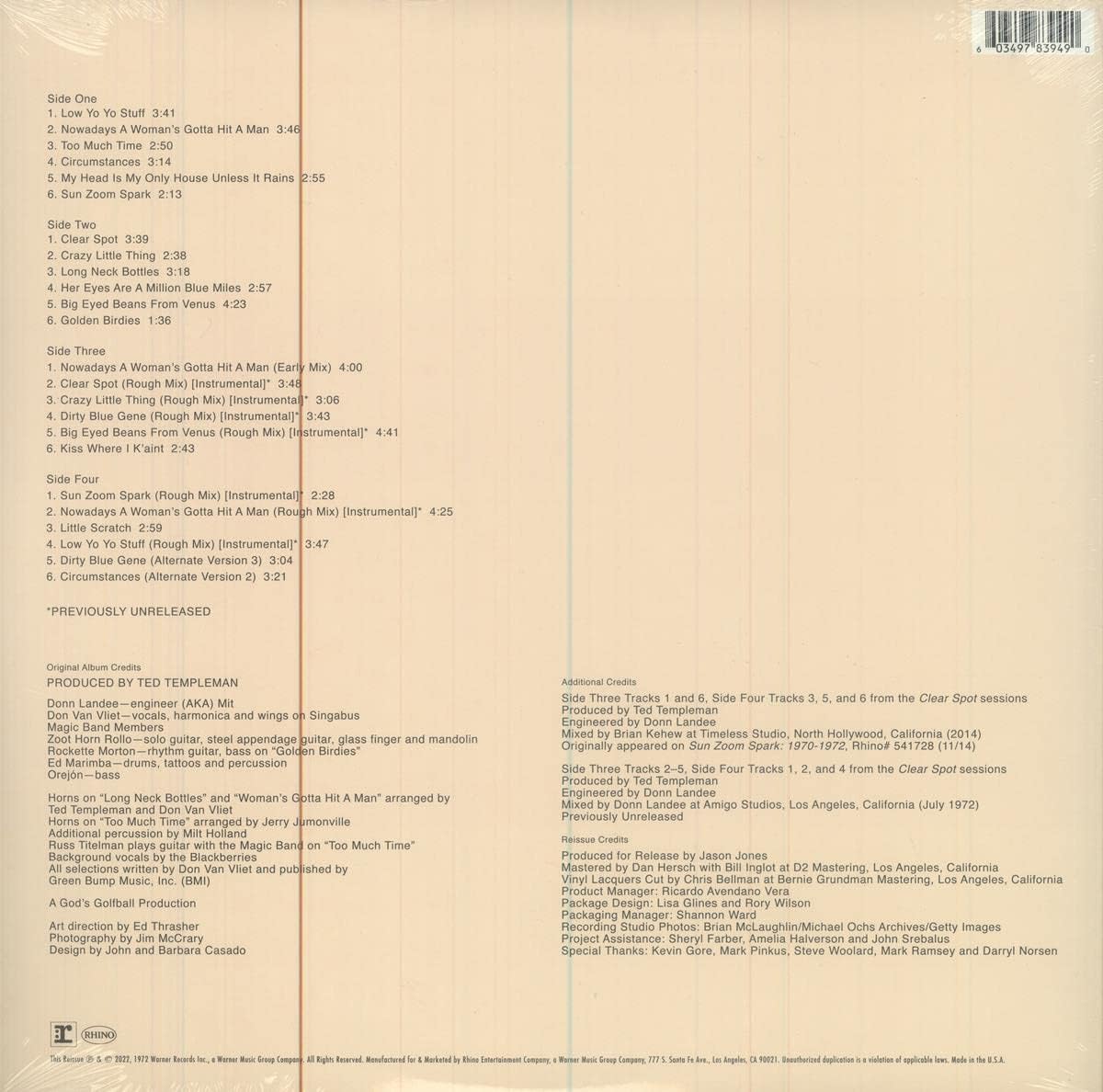 CAPTAIN BEEFHEART