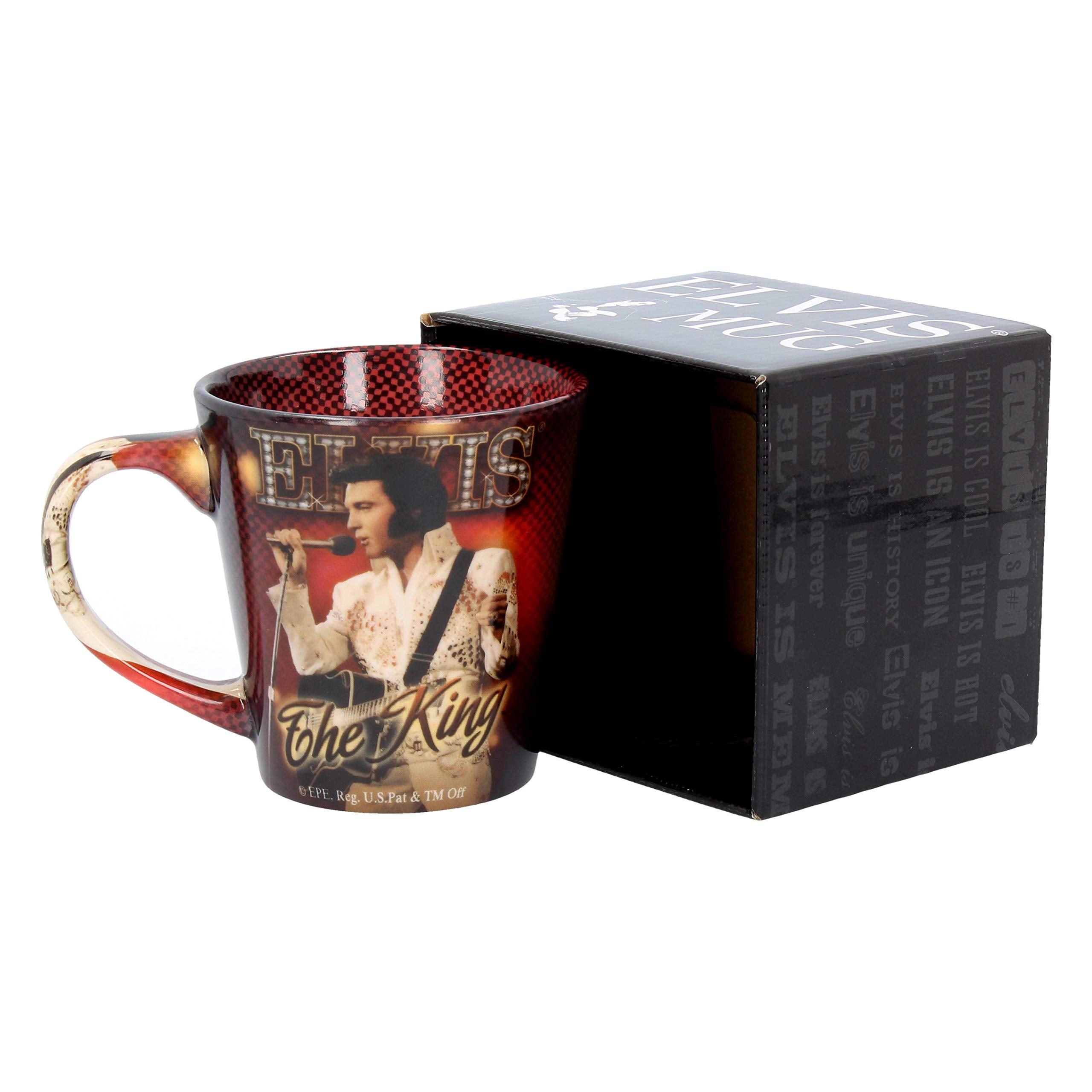 Nemesis Now Red Elvis The King Mug 11cm, 1 Count (Pack of 1