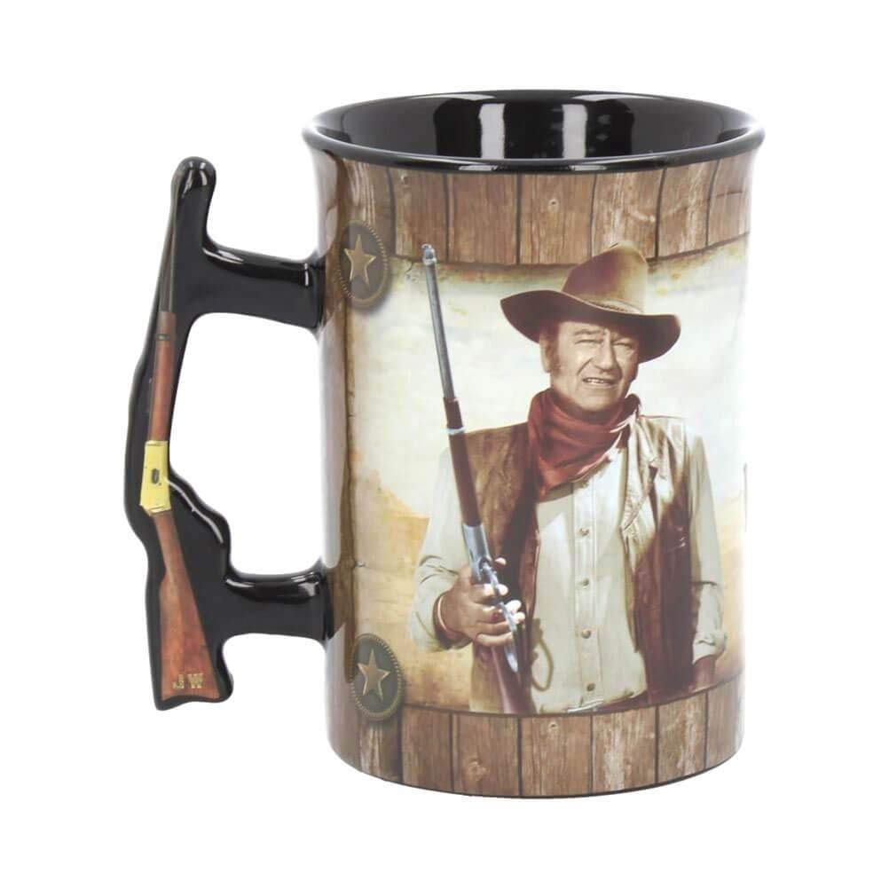 Nemesis Now C3624J7 John Wayne A Mans Gotta Do Mug 13cm Brown, 16cm