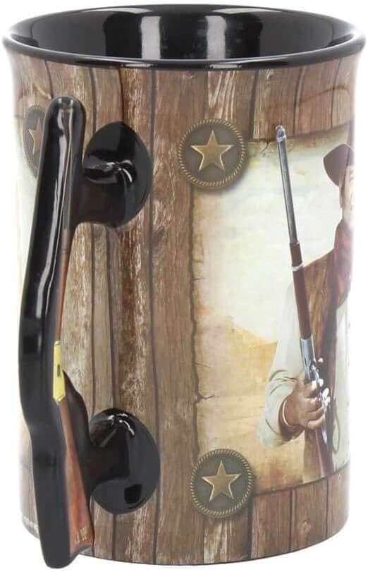 Nemesis Now C3624J7 John Wayne A Mans Gotta Do Mug 13cm Brown, 16cm