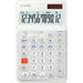 CASIO JE-12E-WE Compact Ergonomic Desk Calculator 12-Digit
