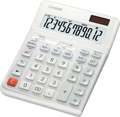 CASIO DE-12E-WE Big Ergonomic Desk Calculator 12-Digit