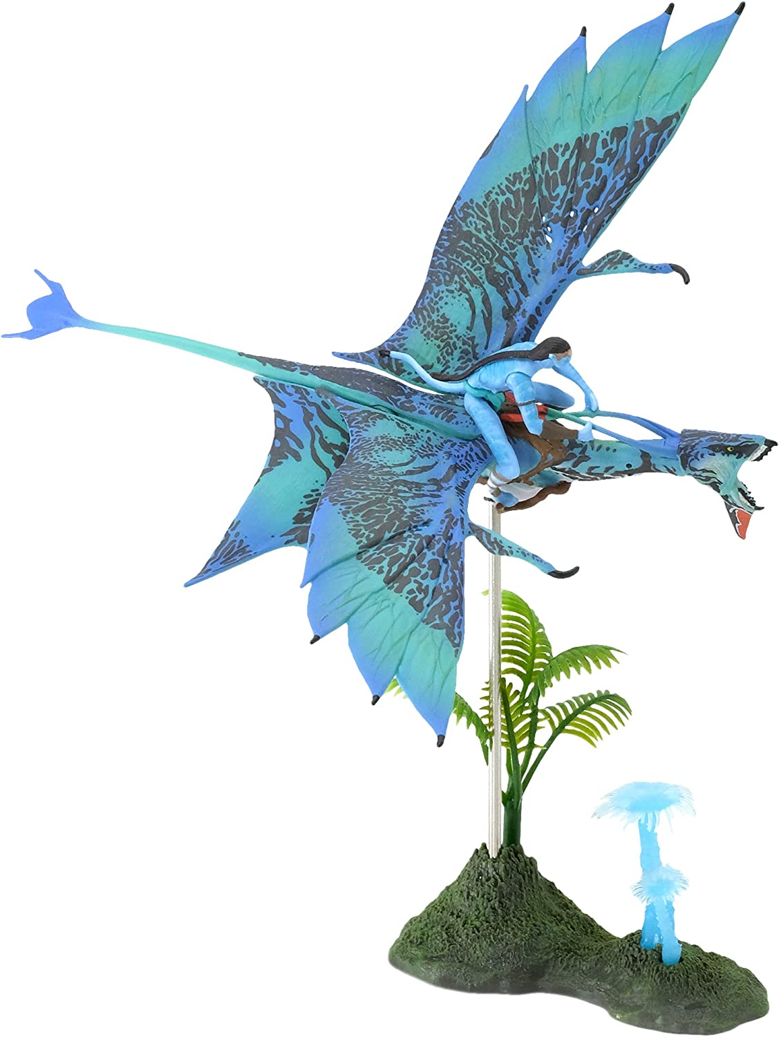 McFarlane Toys - Disney Avatar – World of Pandora Jake Sully and Bob Banshee Movie Action Figure – Disney Toys – collectible Figure – Ages 8+