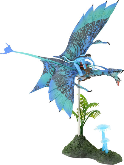 McFarlane Toys - Disney Avatar – World of Pandora Jake Sully and Bob Banshee Movie Action Figure – Disney Toys – collectible Figure – Ages 8+