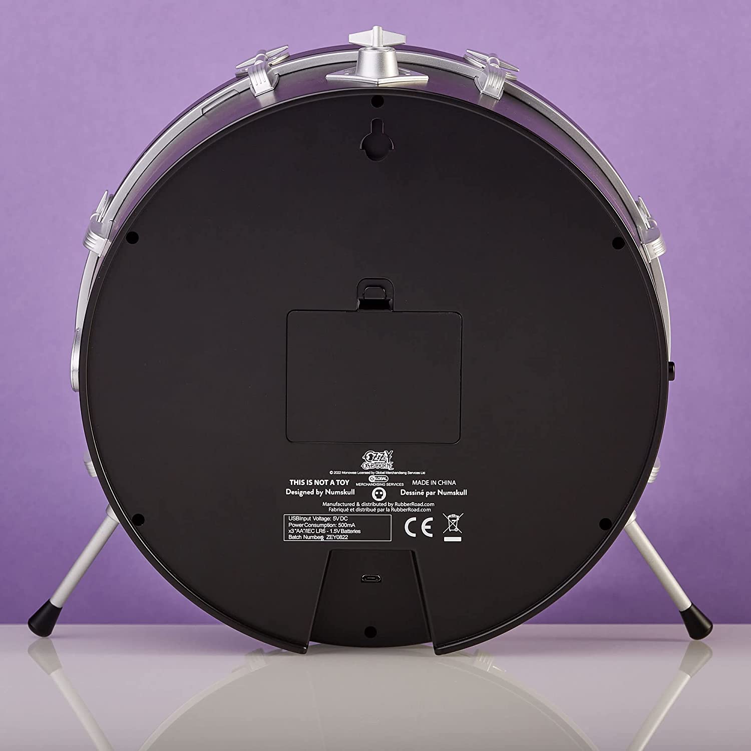 Ozzy Osborne Logo 3D Drum Lamp / Wall Light