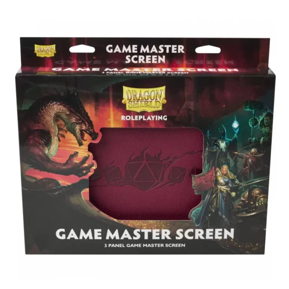 Arcane Tinmen Game Master Screen - Blood Red