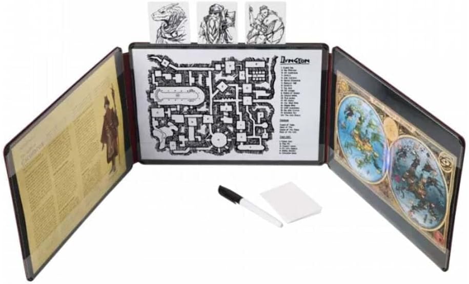 Arcane Tinmen Game Master Screen - Blood Red