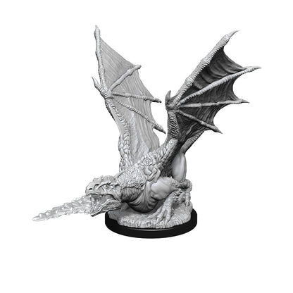 WizKids Blanco D&D Nolzur's Marvelous Miniatures: White Dragon Wyrmling, Small (223156