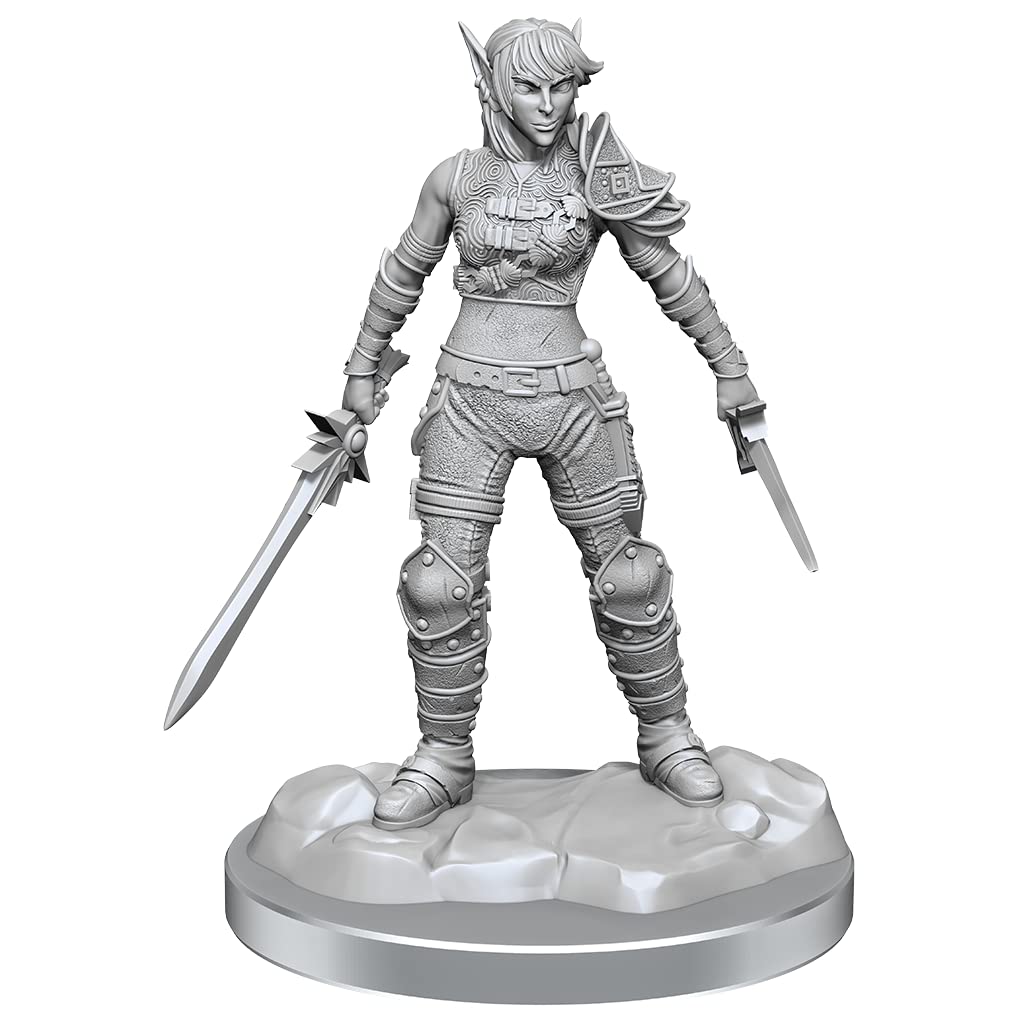 D&D Nolzur's Marvelous Unpainted Miniatures: Elf Rogue & Half-Elf Rogue ProtÃ©gÃ©