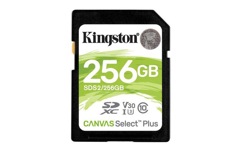 256Gb Sdxc Canvas Select Plus 100R C10 Uhs-I U3 V30