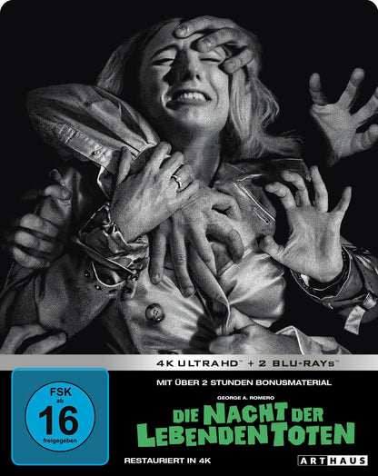Die Nacht der lebenden Toten - Limited Steelbook Edition (4K Ultra HD + 2 Blu-rays)