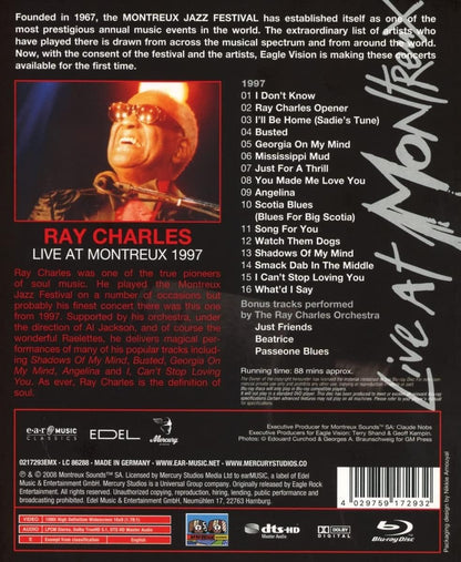 Ray Charles - Live At Montreux 1997 (Blu-ray Digipak