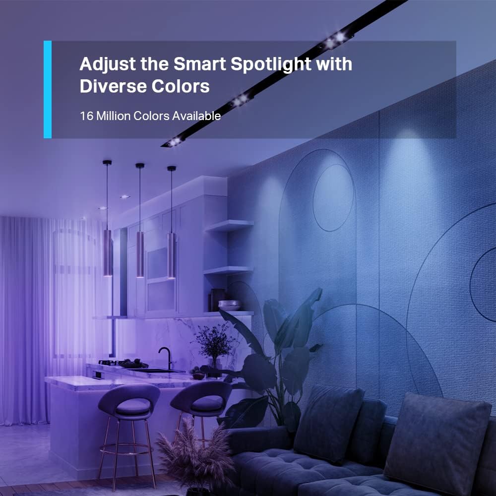 Tapo Smart Wi-Fi Spotlight, Multicolour, White Tunable, GU10 Lamp Base, Remote Control, Energy Saving, Works with Alexa & Google Home, No hub required Tapo L630(2-pack)  Colour-Changeable 2-pack