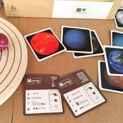 Andreu Toys -3D Solar System puzzels van hout, meerkleurig (16110)