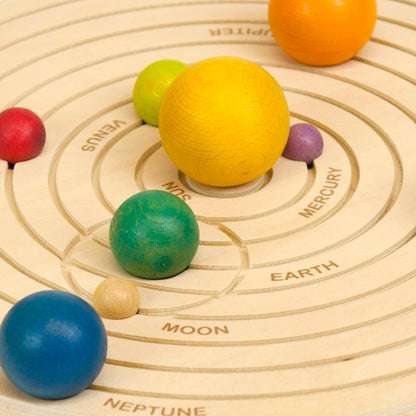 Andreu Toys -3D Solar System puzzels van hout, meerkleurig (16110)