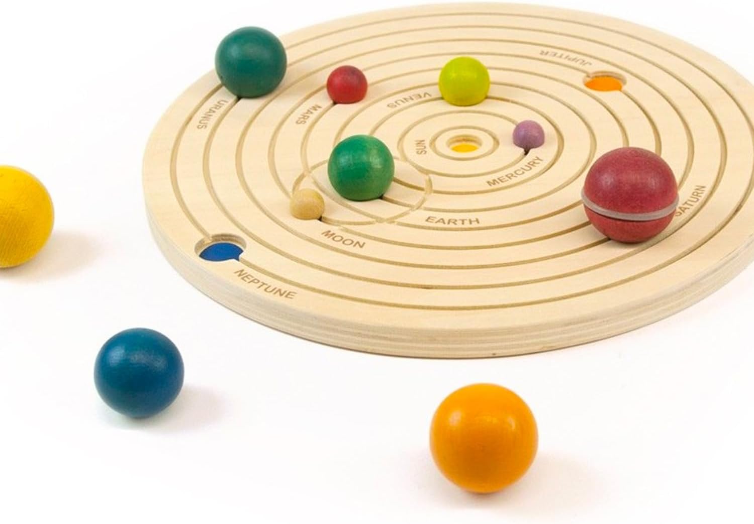 Andreu Toys -3D Solar System puzzels van hout, meerkleurig (16110)