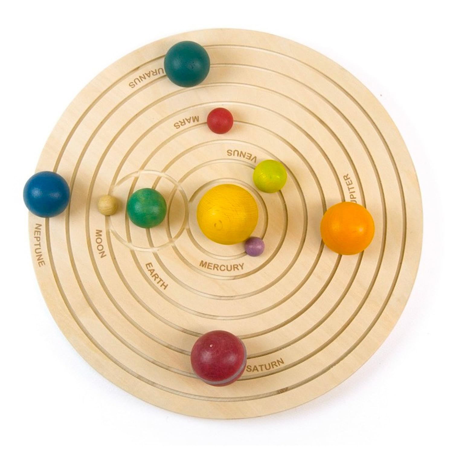 Andreu Toys -3D Solar System puzzels van hout, meerkleurig (16110)