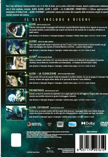 Cofanetto Alien 1-6 - La Saga Completa - Dvd (6 Dvd