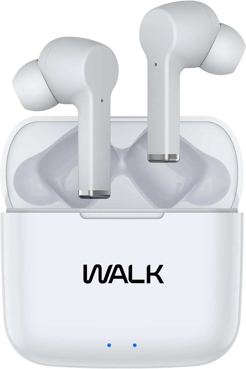 Walk Audio True Wireless Bluetooth Earphones TWS Earbuds With Charging Case (White