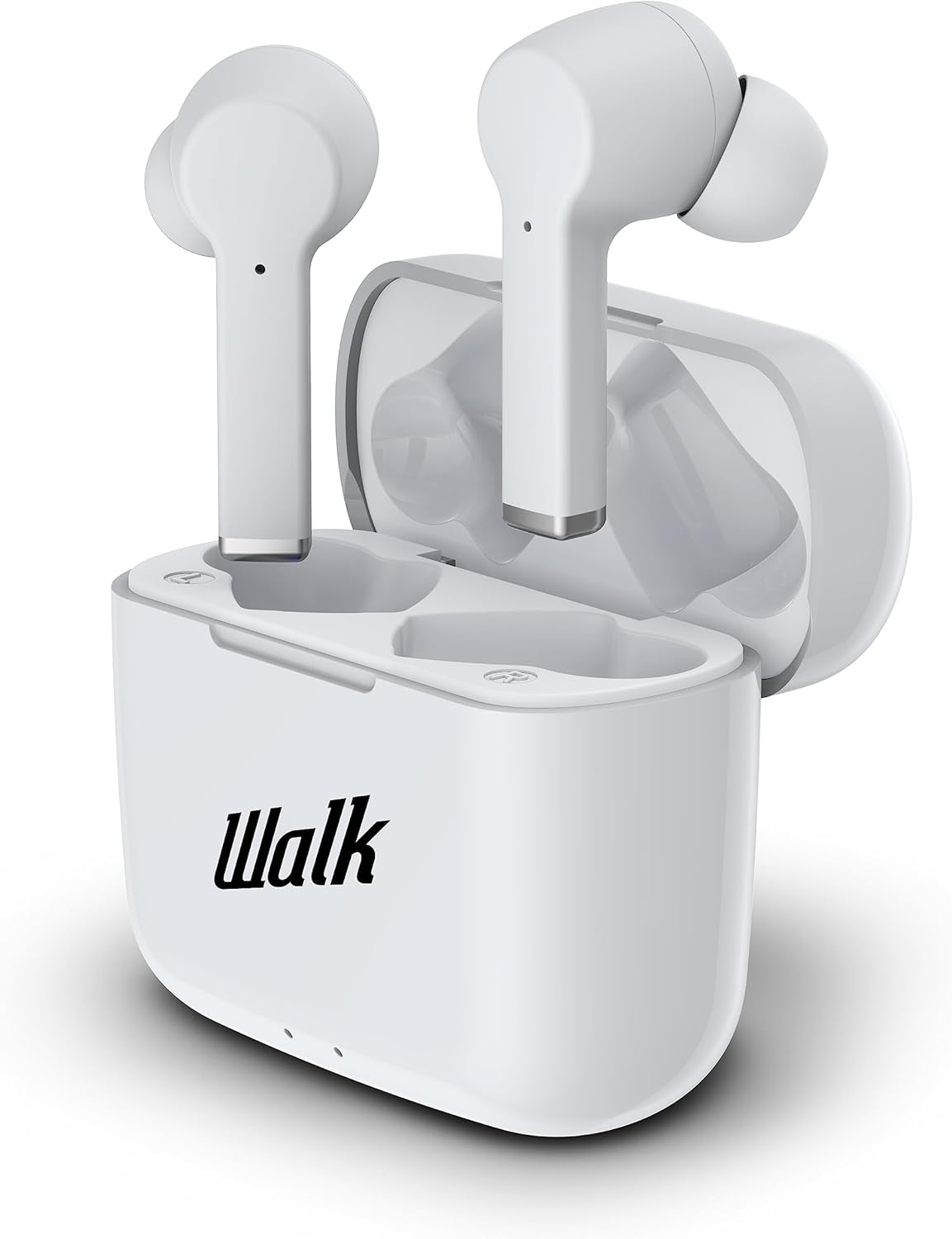 Walk Audio True Wireless Bluetooth Earphones TWS Earbuds With Charging Case (White
