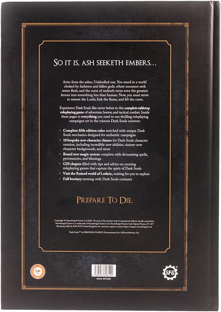 Steamforged Dark Souls: Roleplaying Game, Multicolor (SFDSRPG-001