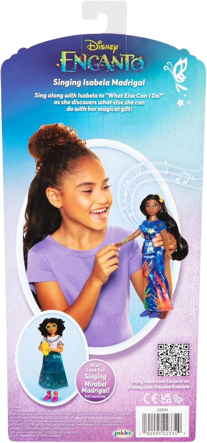 Jakks Pacific Muñeca Isabela Encanto Disney 25 cm singer, 144058
