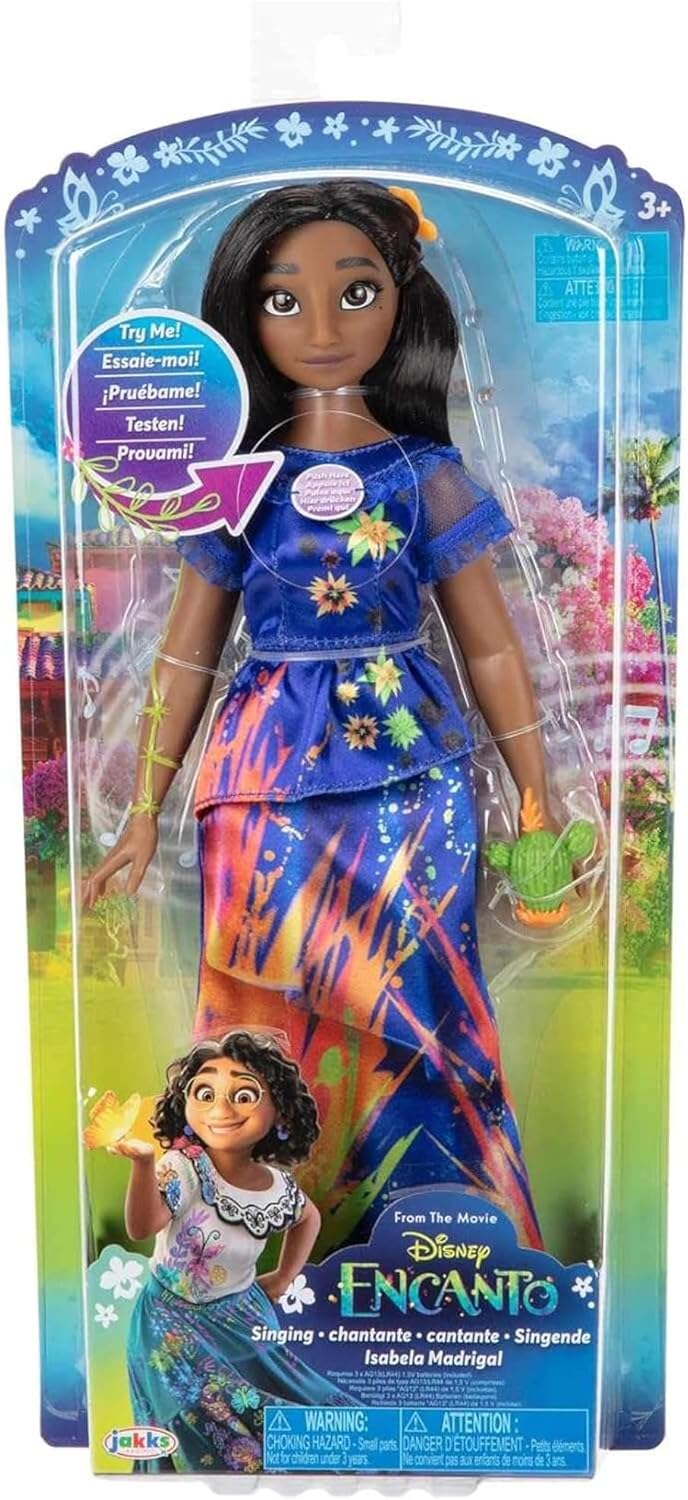 Jakks Pacific Muñeca Isabela Encanto Disney 25 cm singer, 144058