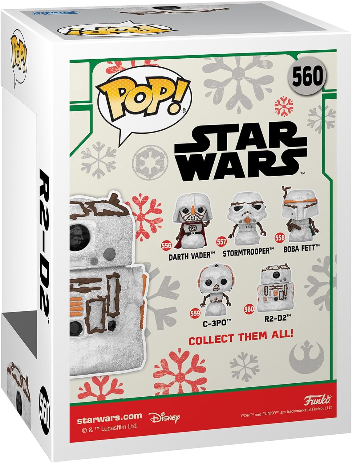 Funko POP! Star Wars: Holiday - R2-D2 - Snowman - Collectable Vinyl Figure - Gift Idea - Official Merchandise - Toys for Kids & Adults - Movies Fans - Model Figure for Collectors and Display