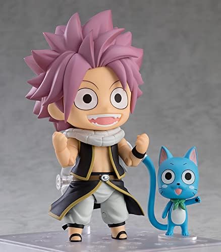 Max Factory Fairy Tail Final Season: Natsu Dragneel Nendoroid Action Figure, Multicolor