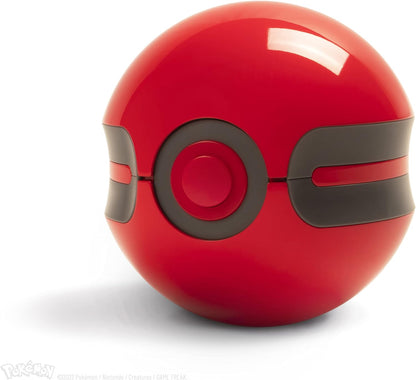 The Wand Company Original Poké Ball Authentic Replica - Realistic, Electronic, Die-Cast Poké Ball with Display Case Light Features – Officially Licensed by Pokémon (Cherish Ball