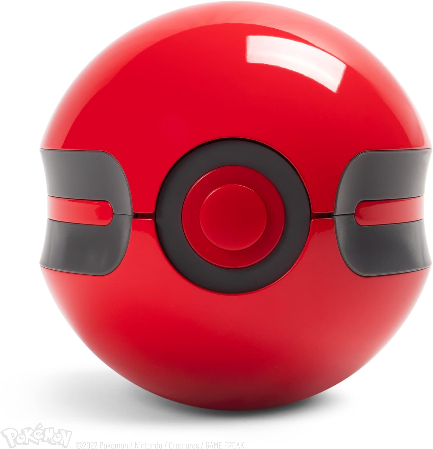 The Wand Company Original Poké Ball Authentic Replica - Realistic, Electronic, Die-Cast Poké Ball with Display Case Light Features – Officially Licensed by Pokémon (Cherish Ball