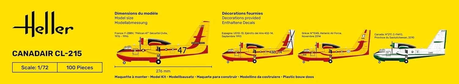 Heller HEL56373 Model Kit, Various
