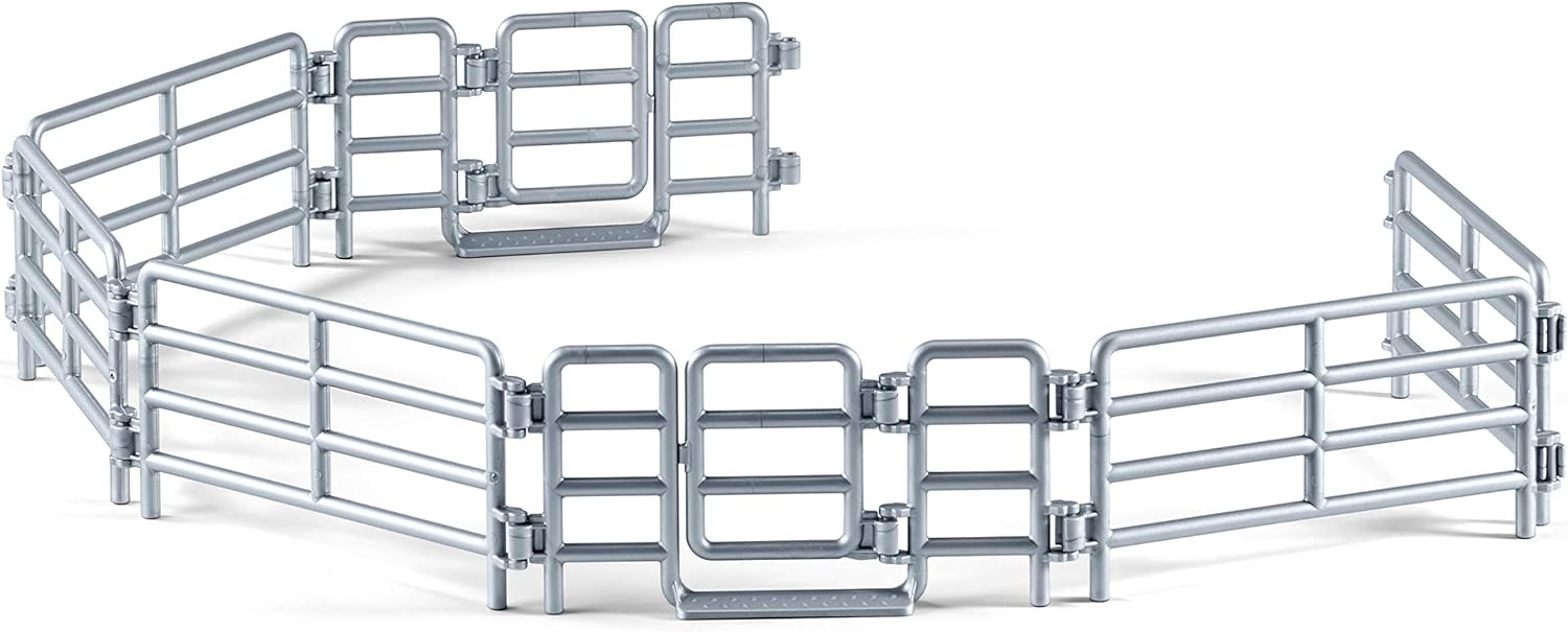 SCHLEICH 42487n Corral Fence Farm World Toy Playset Accessory for children aged 3-8 Years