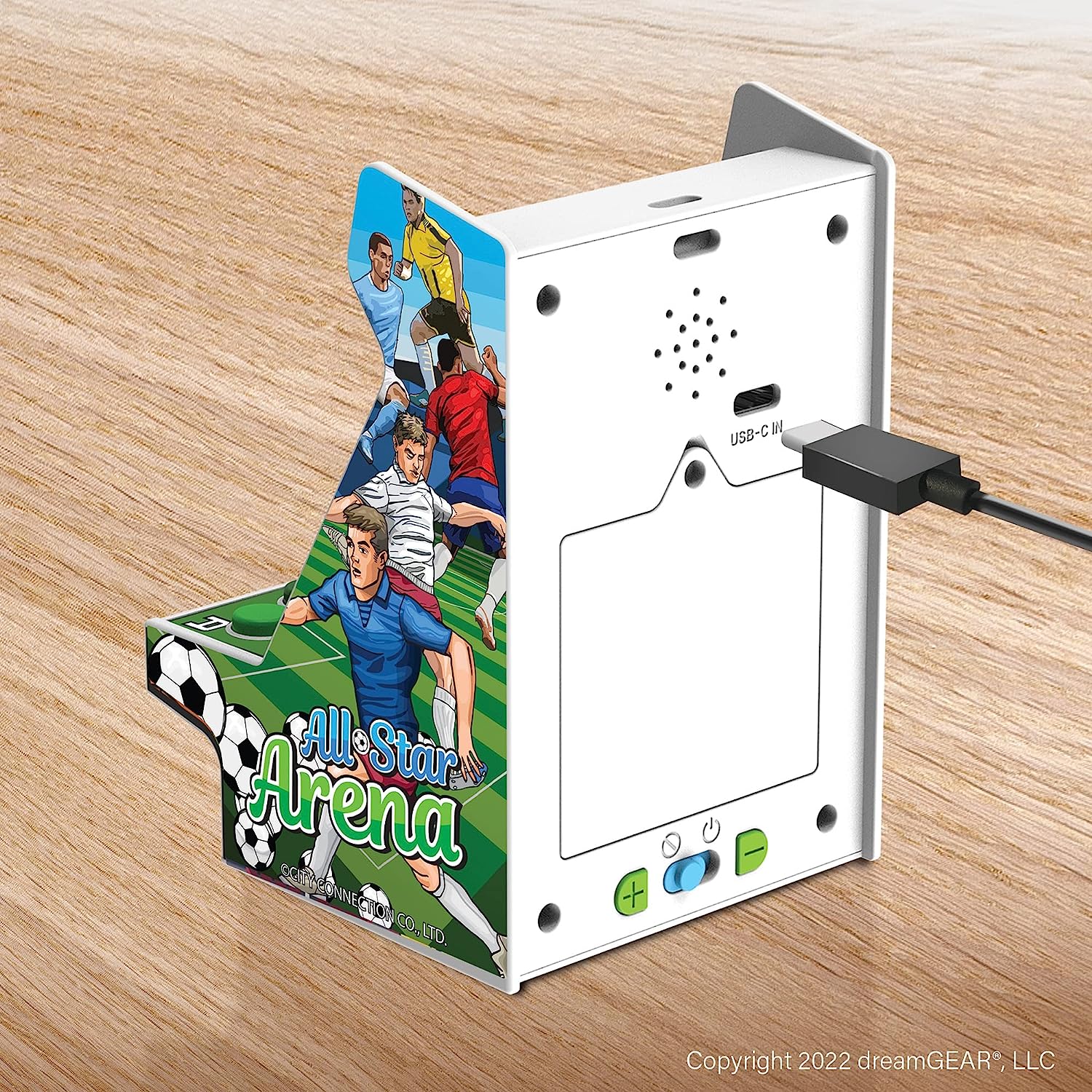 My Arcade All-Star Arena Nano Player - 4.5" Fully Playable Portable Mini Arcade Machine with 207 Retro Games, 2.4" Screen Color Display