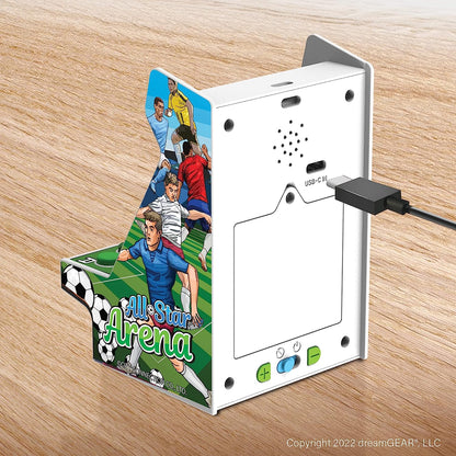 My Arcade All-Star Arena Nano Player - 4.5" Fully Playable Portable Mini Arcade Machine with 207 Retro Games, 2.4" Screen Color Display