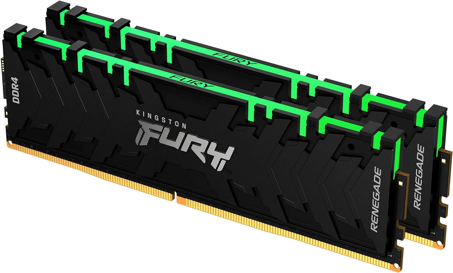 Kingston FURY Renegade RGB 16GB (2x8GB) 3200MHz DDR4 CL16 Desktop Speicher Kit mit 2 KF432C16RBAK2/16 16GB Kit mit 2 3200MHz