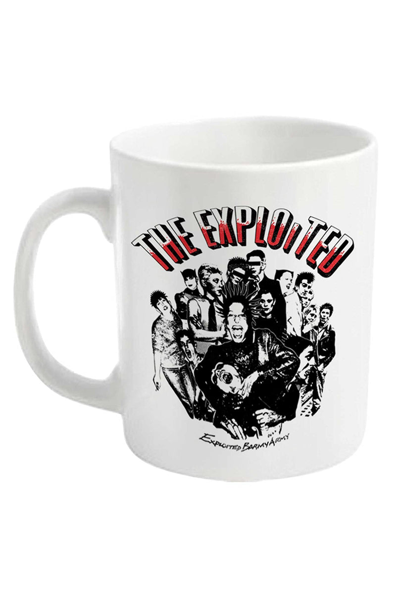 The Exploited Mug Barmy Army (White) Official White Boxed One Size