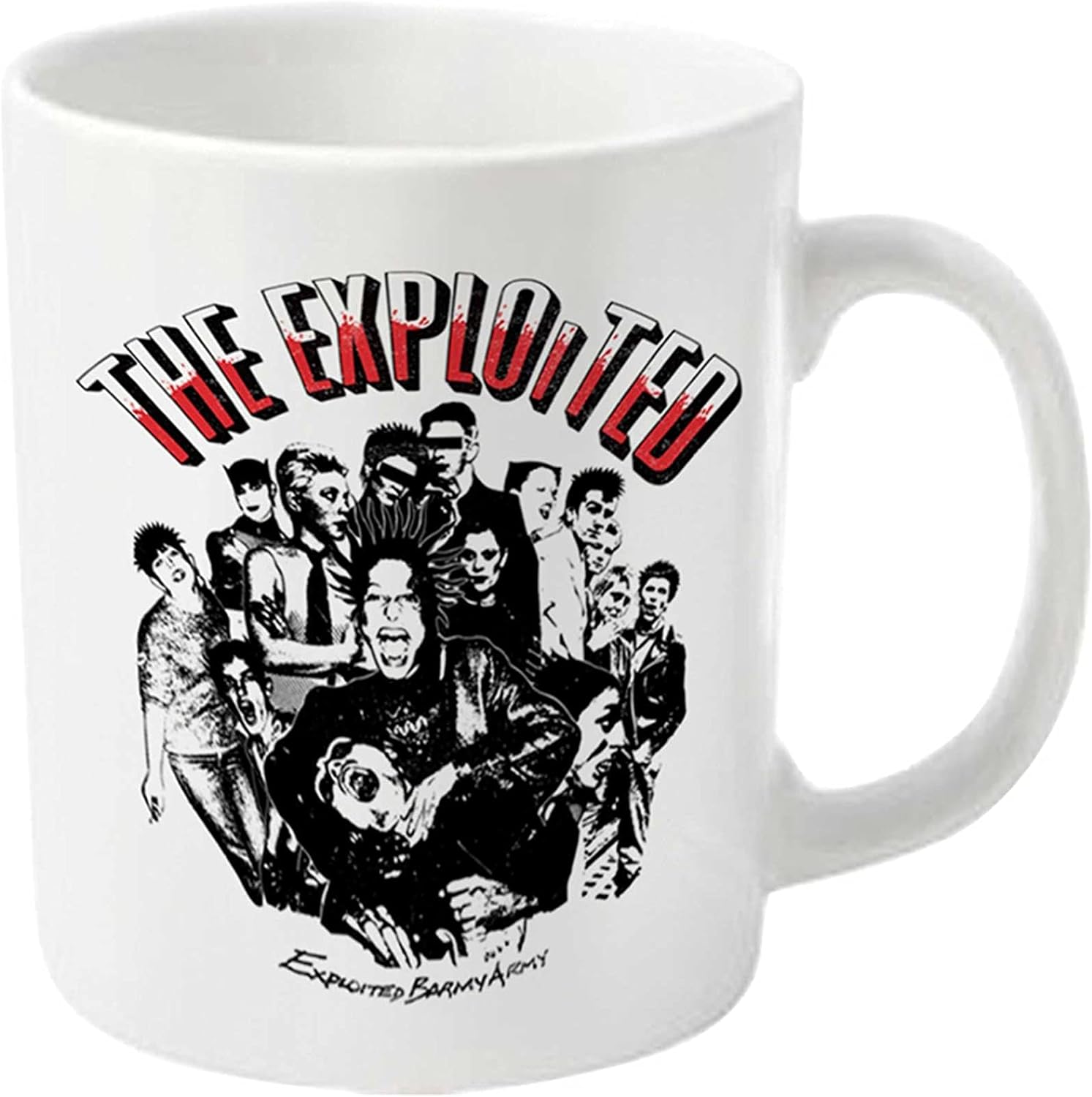 The Exploited Mug Barmy Army (White) Official White Boxed One Size