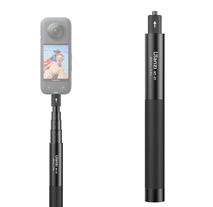 Inov8 Invisible Selfie Stick for Insta360 One X2/X3/R/RS. Extends from 21 to 81cm. MT-57