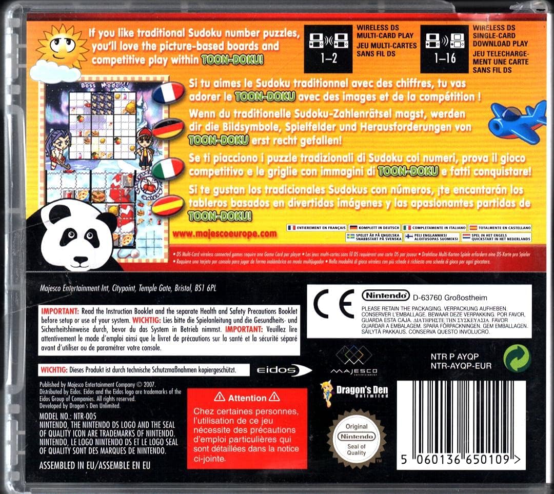 Toon-Doku - Sudoku With Pictures (DS
