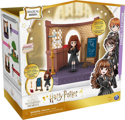 Wizarding World, Magical Minis Charms Classroom with Exclusive Hermione Granger Figure and Accessories, Kids Toys for Girls and Boys Ages 5 and up