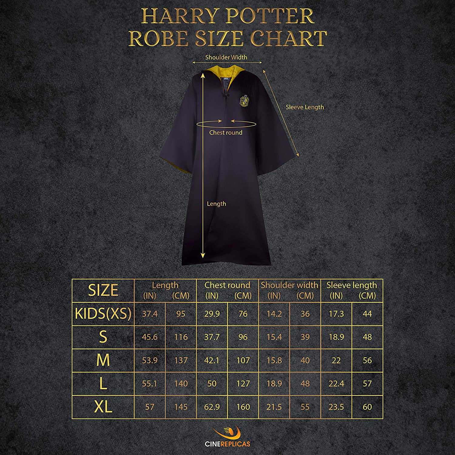 Cinereplicas Herren Zubehör S Hufflepuff