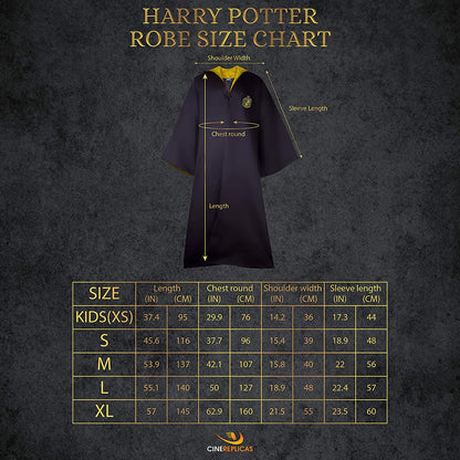 Cinereplicas Harry Potter Hogwarts Robe Huffelpuf - L - Officiële licentie