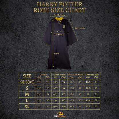 Cinereplicas Harry Potter Hogwarts Robe Huffelpuf - L - Officiële licentie