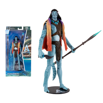 McFarlane Toys , Disney Avatar, World of Pandora 7-inch Tonowari Avatar Movie Action Figure with 22 Moving Parts, Disney Toys Collectible Figure with Collectors Stand, Ages 12+