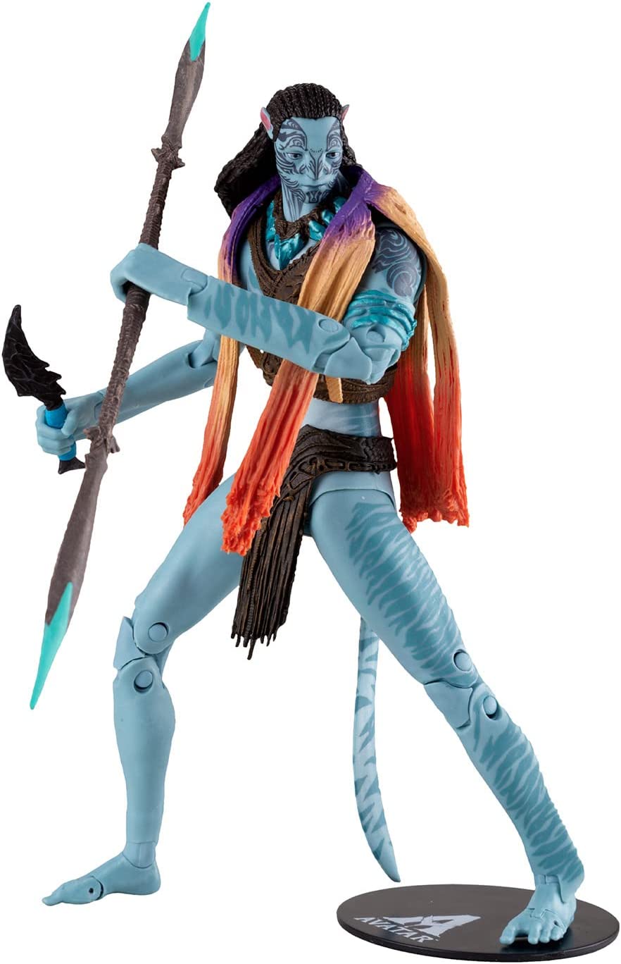 McFarlane Toys , Disney Avatar, World of Pandora 7-inch Tonowari Avatar Movie Action Figure with 22 Moving Parts, Disney Toys Collectible Figure with Collectors Stand, Ages 12+