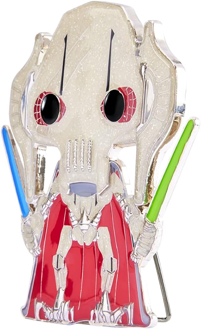 Loungefly POP! Large Enamel Pin STAR WARS: General Grievous CHASE GROUP - Star Wars Enamel Pins - Cute Collectable Novelty Brooch - for Backpacks & Bags - Gift Idea - Official Merchandise