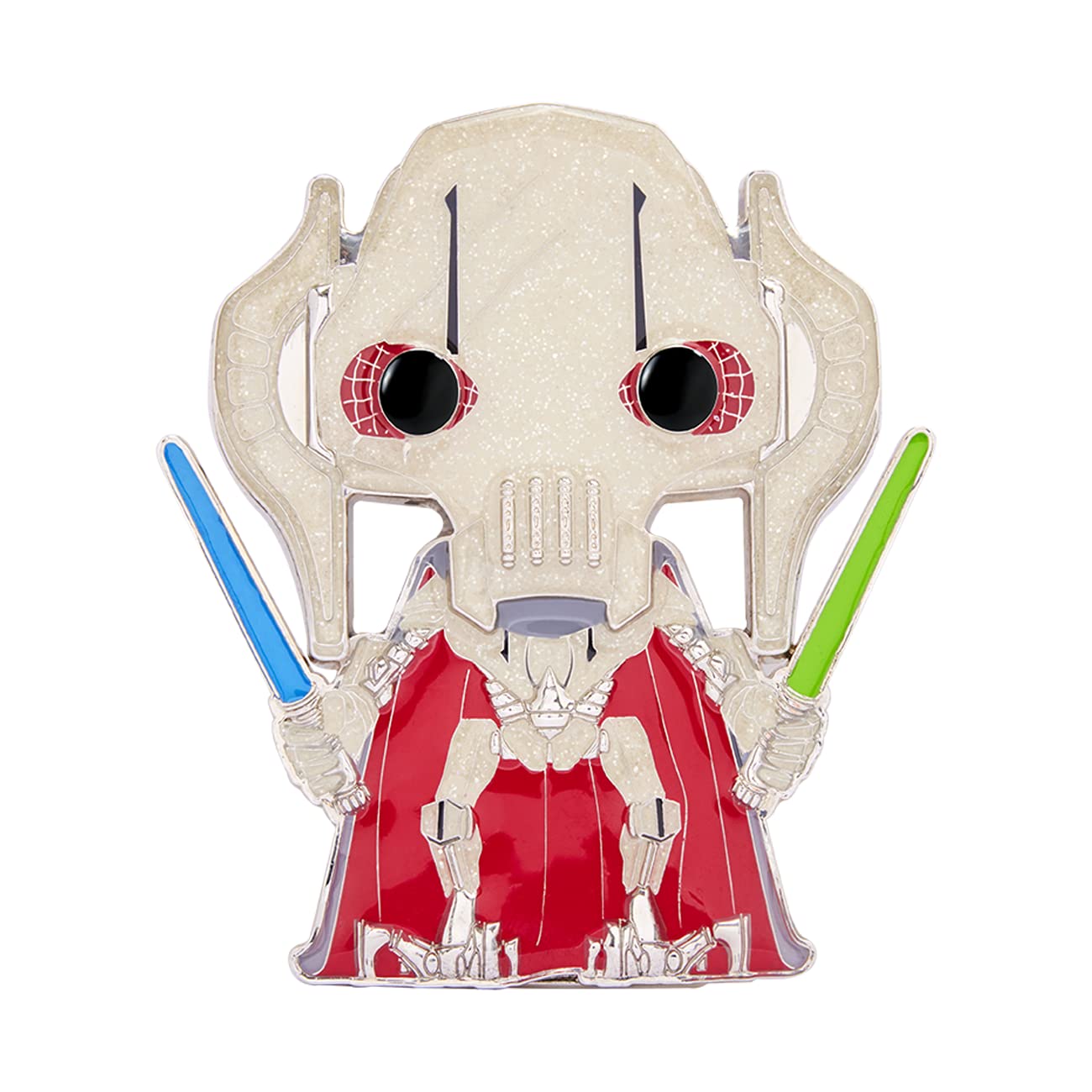 Loungefly POP! Large Enamel Pin STAR WARS: General Grievous CHASE GROUP - Star Wars Enamel Pins - Cute Collectable Novelty Brooch - for Backpacks & Bags - Gift Idea - Official Merchandise