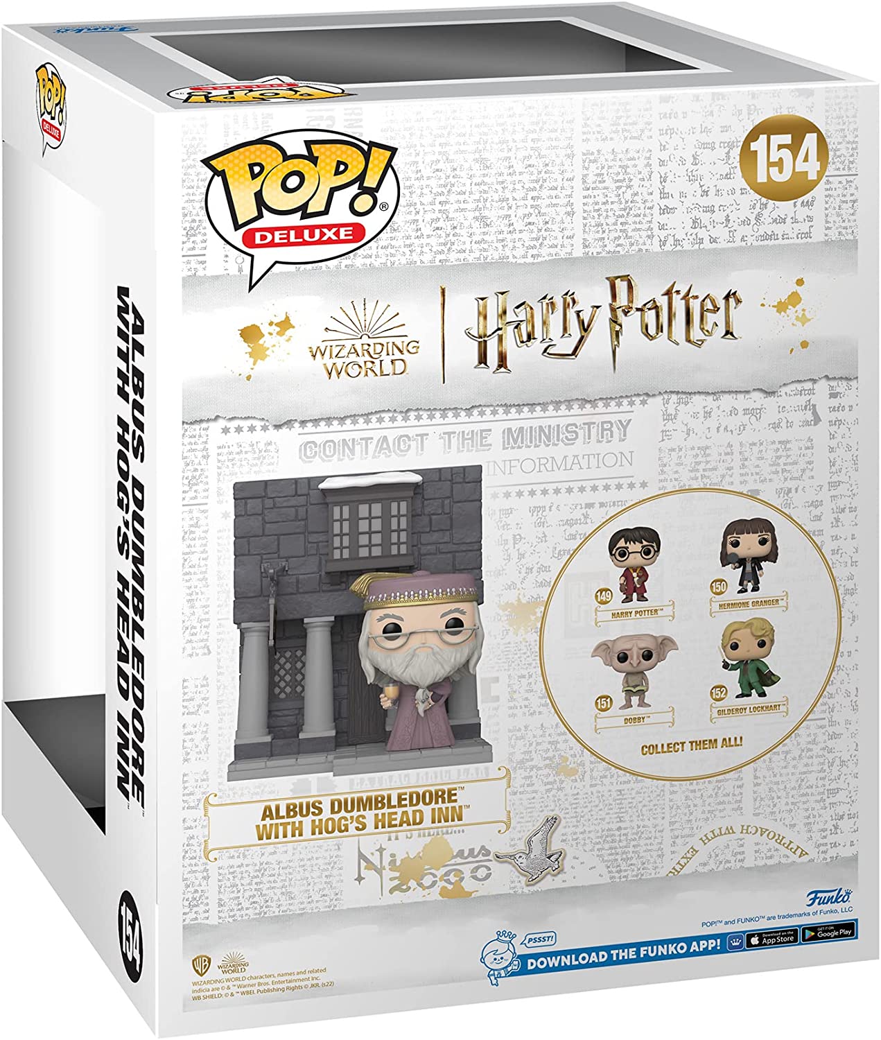 Funko POP! Deluxe: HP Hogsmeade - Hog's Head With Dumbledore - Harry Potter - Collectable Vinyl Figure - Gift Idea - Official Merchandise - Toys for Kids & Adults - Movies Fans