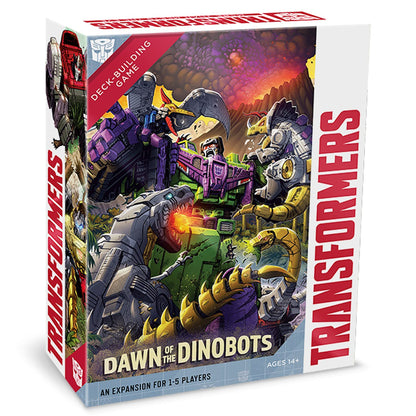 Transformers Deck-Building Game: Dawn of The Dinobots Expansion - Ages 14+, 1-5 Players, 45-90 Mins